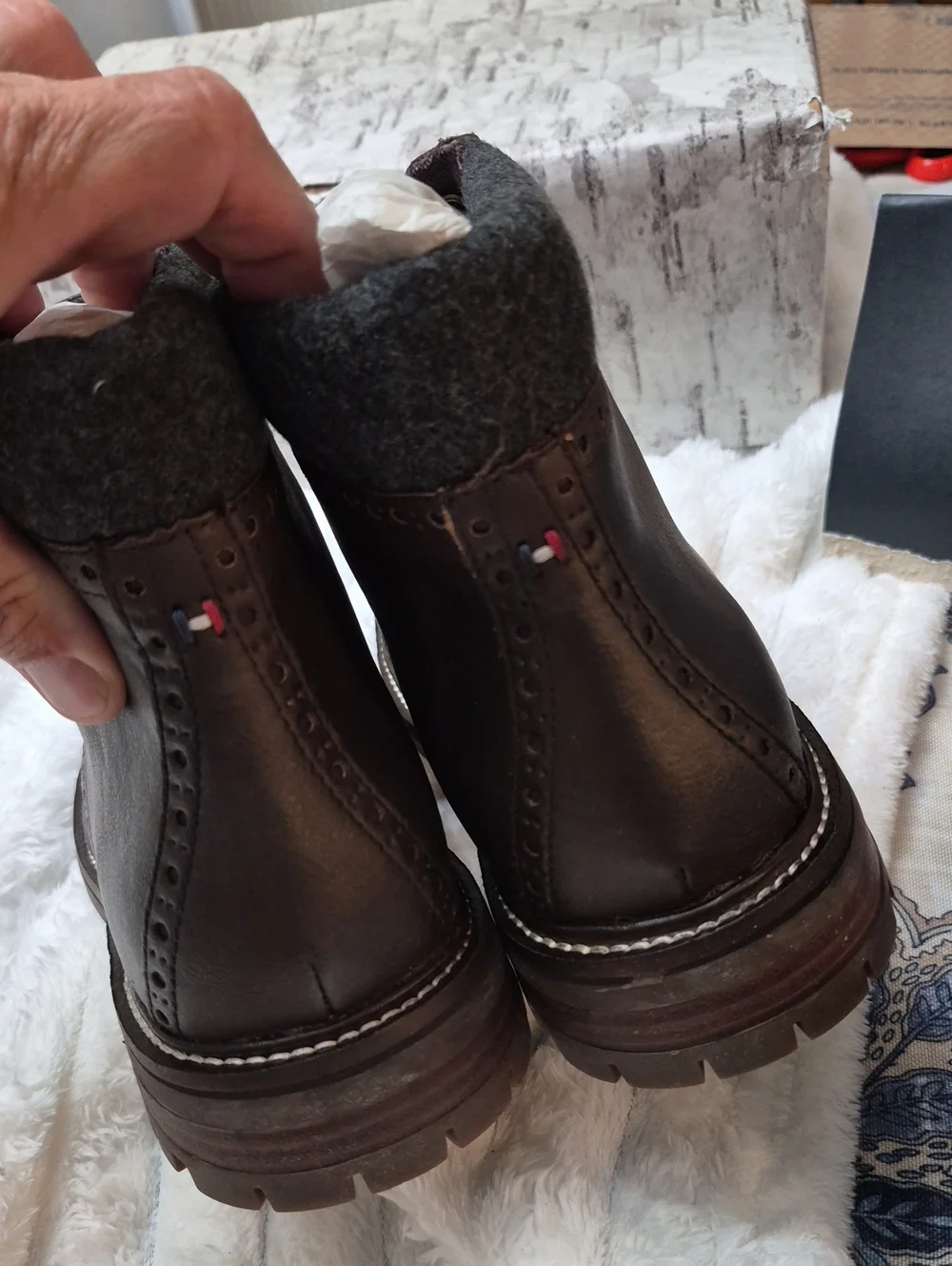 Tommy Hilfiger Herbie Dark Brown Boots Women's Sz 9 M New